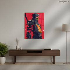 Scorpion Battle Stance Metal Poster | Aesthetic Pop Art Wall Decor & Painting