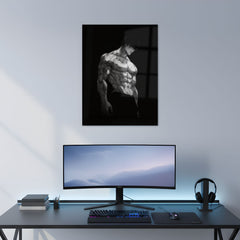 Shadow Killer Toji Fushiguro Metal Poster | Aesthetic Pop Art Wall Decor & Painting