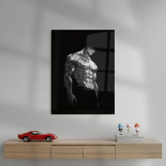 Shadow Killer Toji Fushiguro Metal Poster | Aesthetic Pop Art Wall Decor & Painting