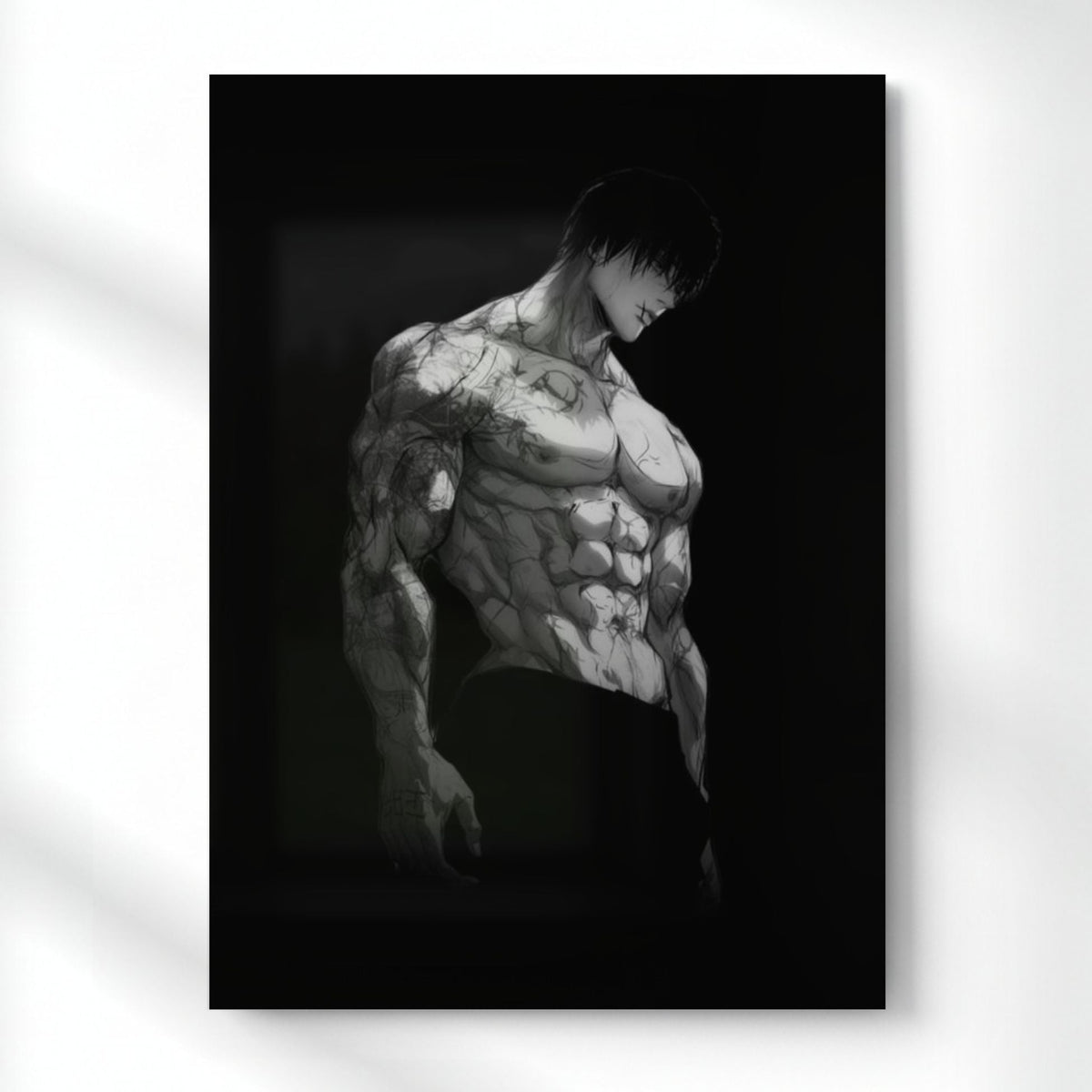 Toji: Zenin Clan's Ghost Metal Poster | Aesthetic Pop Art Wall Decor & Painting